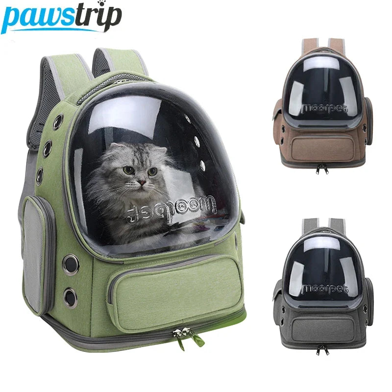 Transparent Pet Cat Carrier Bag Outdoor Travel Backpack for Cats Small Dogs Breathable Cat Carrying Bag Pet Supplies-0