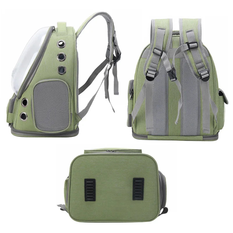 Transparent Pet Cat Carrier Bag Outdoor Travel Backpack for Cats Small Dogs Breathable Cat Carrying Bag Pet Supplies-2