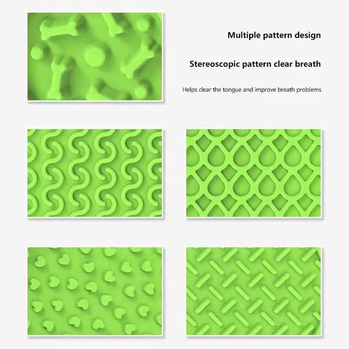 NNEDSZ Light Blue Silicone Pet Licking Mat Slow Feeder Pad with Strong Suction and Foldable Design, Heat Resistant -40°C to 240°C, for Dogs and Cats-3