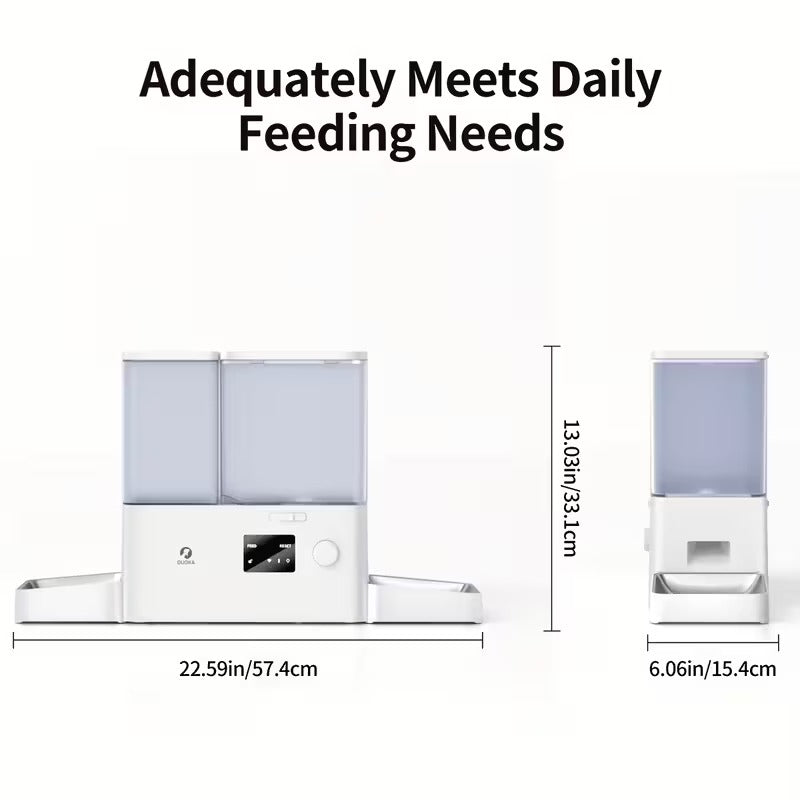 Smart Automatic Cat Feeder and Water Dispenser with App Control-3