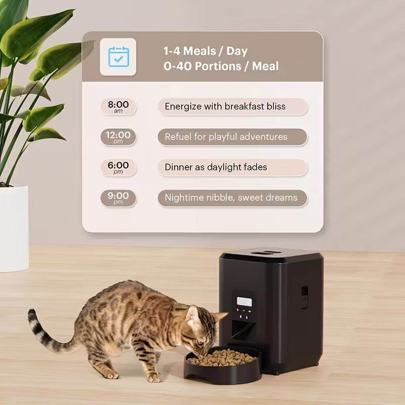 Smart Pet Water Dispenser & Automatic Cat Feeder Set-3